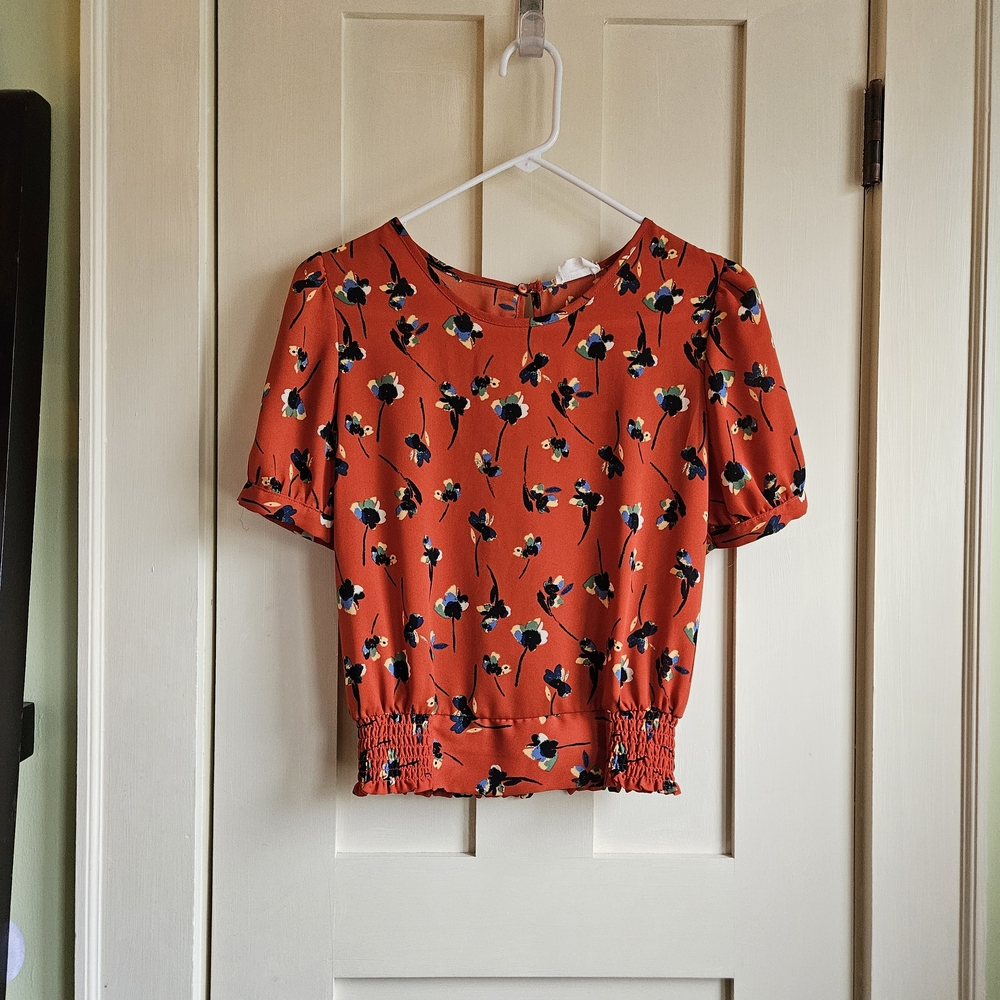 🌟3 FOR $15 Sienna Sky Red Floral Blouse
